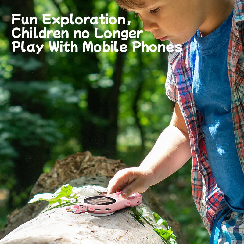 Inskam 370 2MP 500times 2-Inch IPS Screen Children's Toy Microscope Pocket Magnifier for Kids