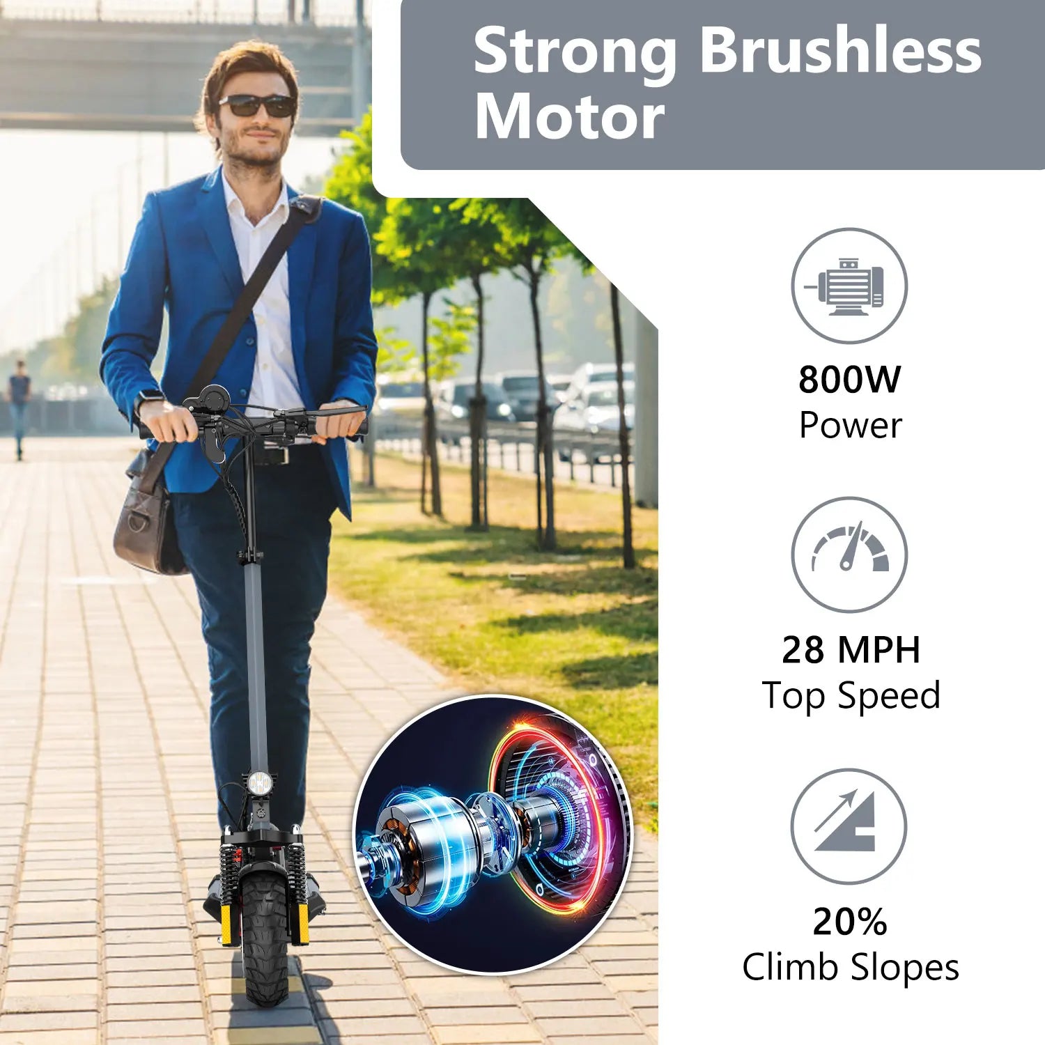 Foldable Scooters Electrics Eu Uk Eu Warehouse AOKDA A1 800W Kick Scooter Electrico Fold E-Scooter Adult Fast Electric Scooters