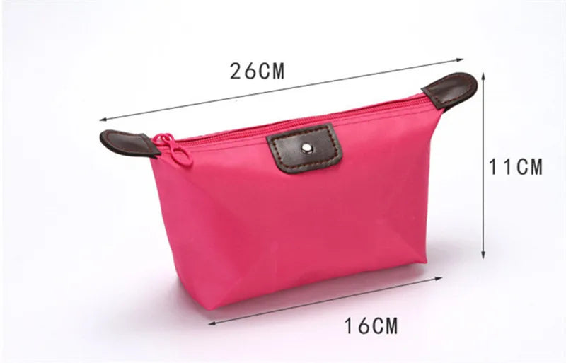 Cosmetic Bag For Women Colorful Waterproof Travel Dumpling Storage Bags Mini Cute Toiletry Makeup Portable Tote Bags Purses 2023