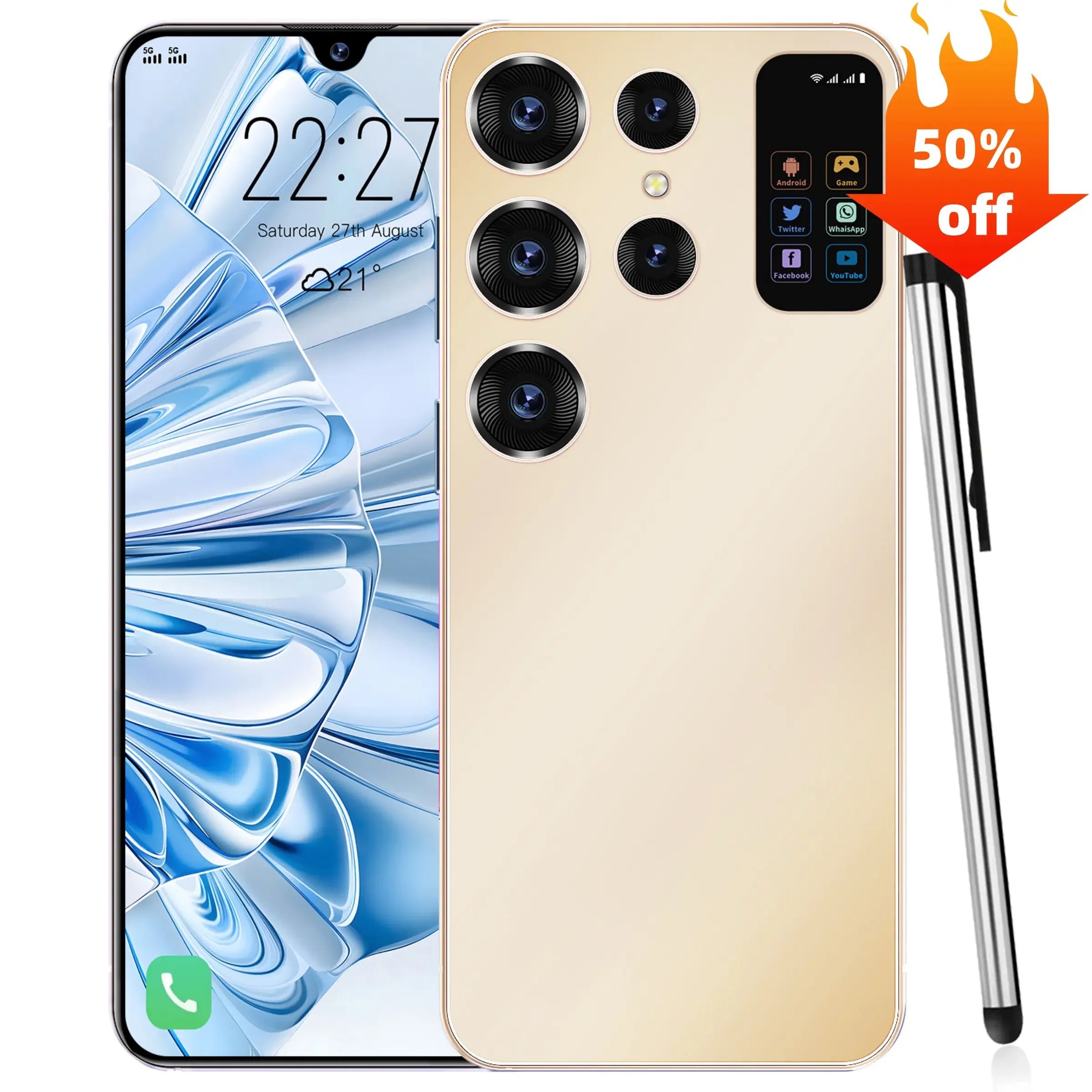 Ready to Ship Newest Hottest Global Edition 5G Telephone Portable 16GB+1TB Unlocked Smartphone S25 Ultra 5G Mobile Phones