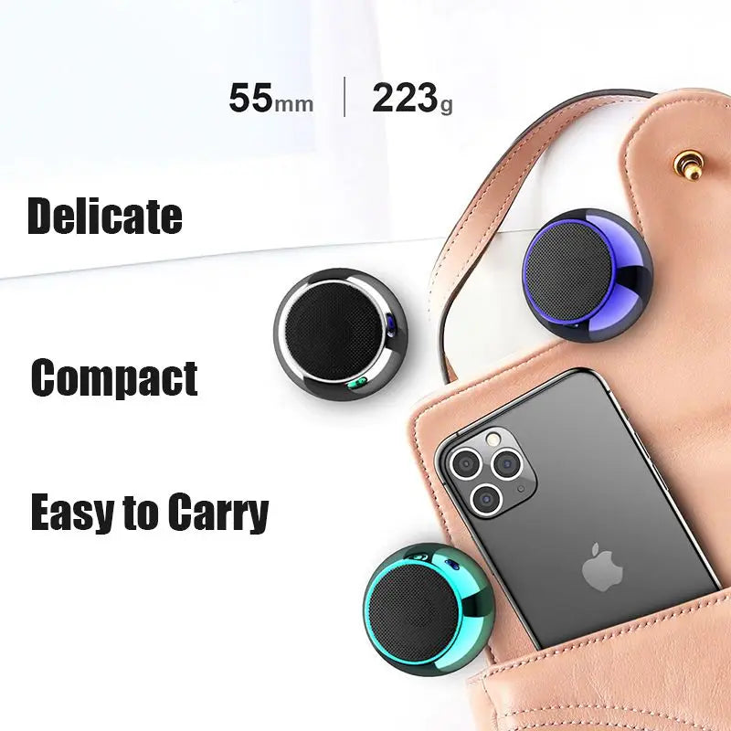 Gradient Color M3 Small Bt Speaker Super Bass Loud Hifi Music Blue Tooth Mini Outdoor Wireless Portable Speaker