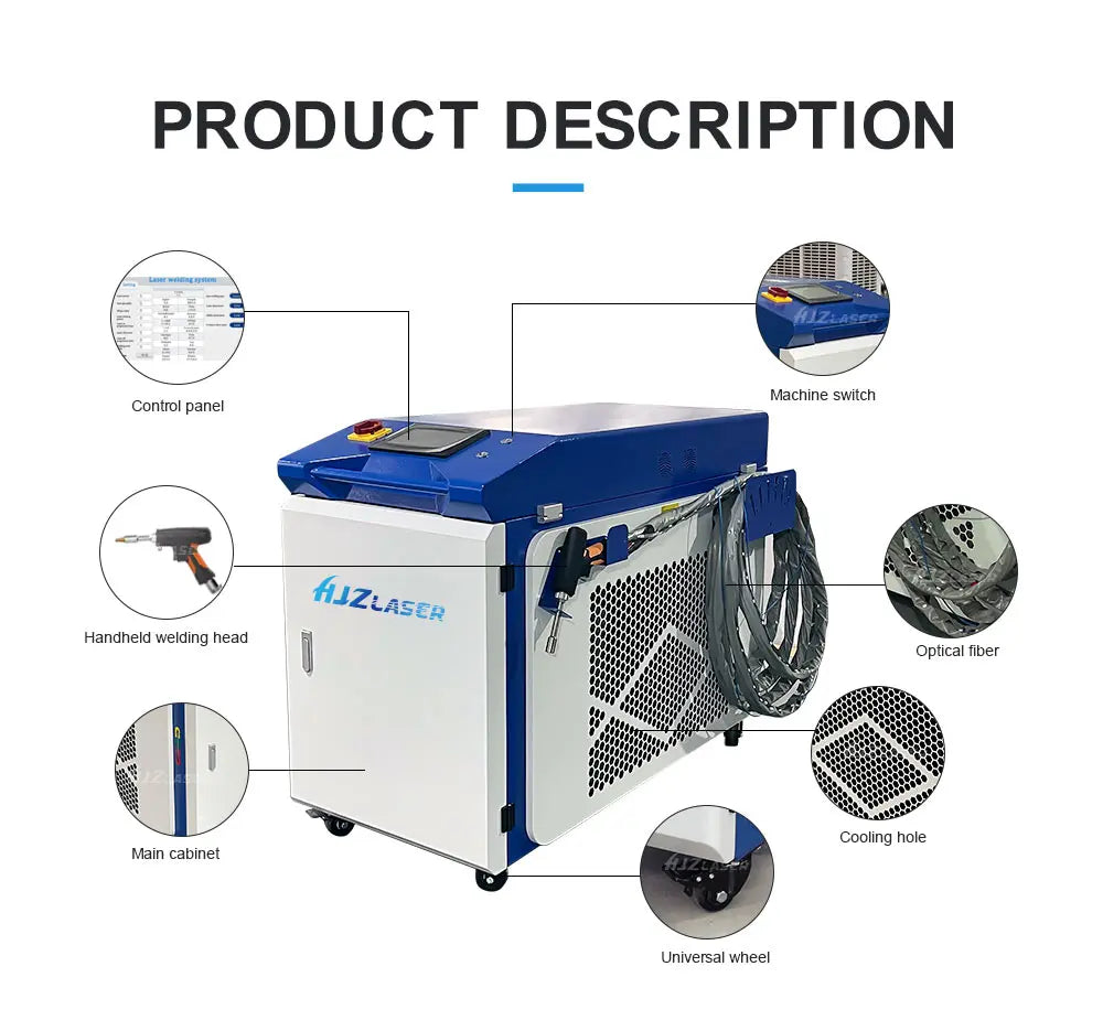 1500w Professional Fiber Laser Welding Machinery Poste a Souder Maquina De Soldar Other Welding Equipment Machine Laser Welder