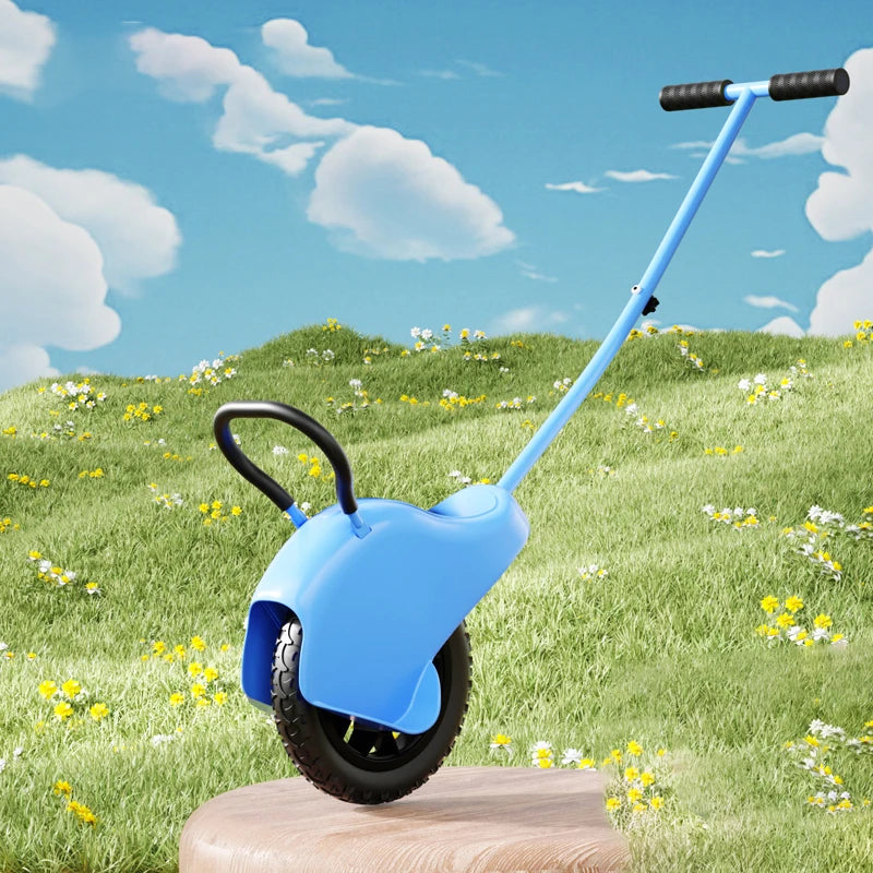 Single-Speed Unicycle Kick Scooter Foot Scooter Kids' Outdoor Training Wheel Adventures Hand-Propelled One-Wheel Mountain Buggy