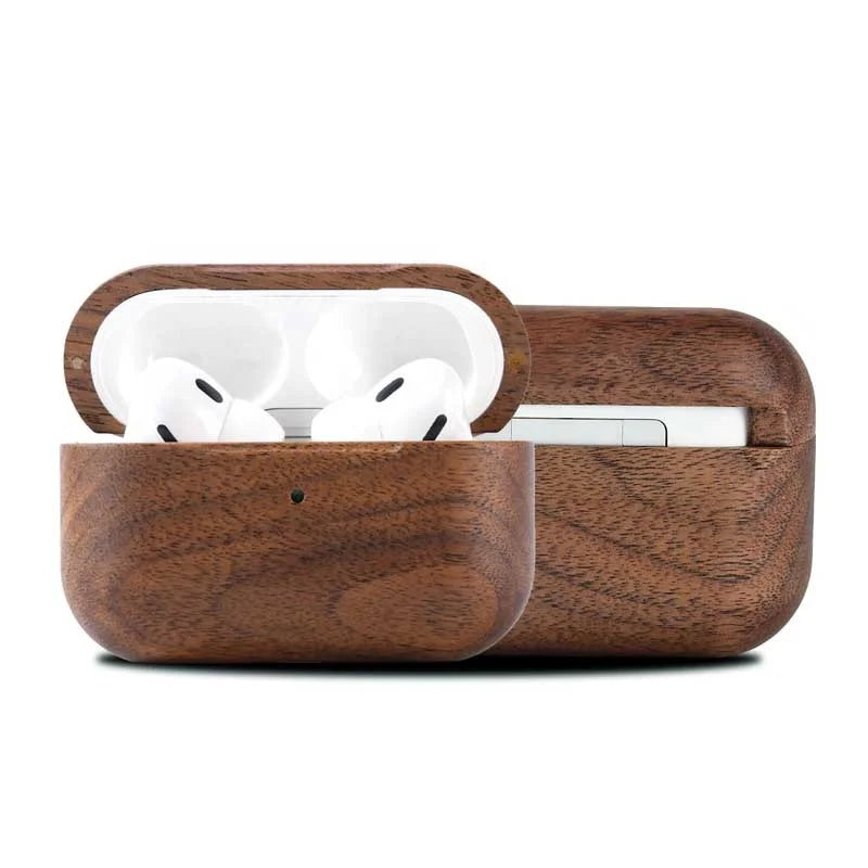 High Quality Wood Headphone Cover Wireless Earphone Case for Airpods 1 2 3 Pro 4 Earphone Bluetooth Headset Case