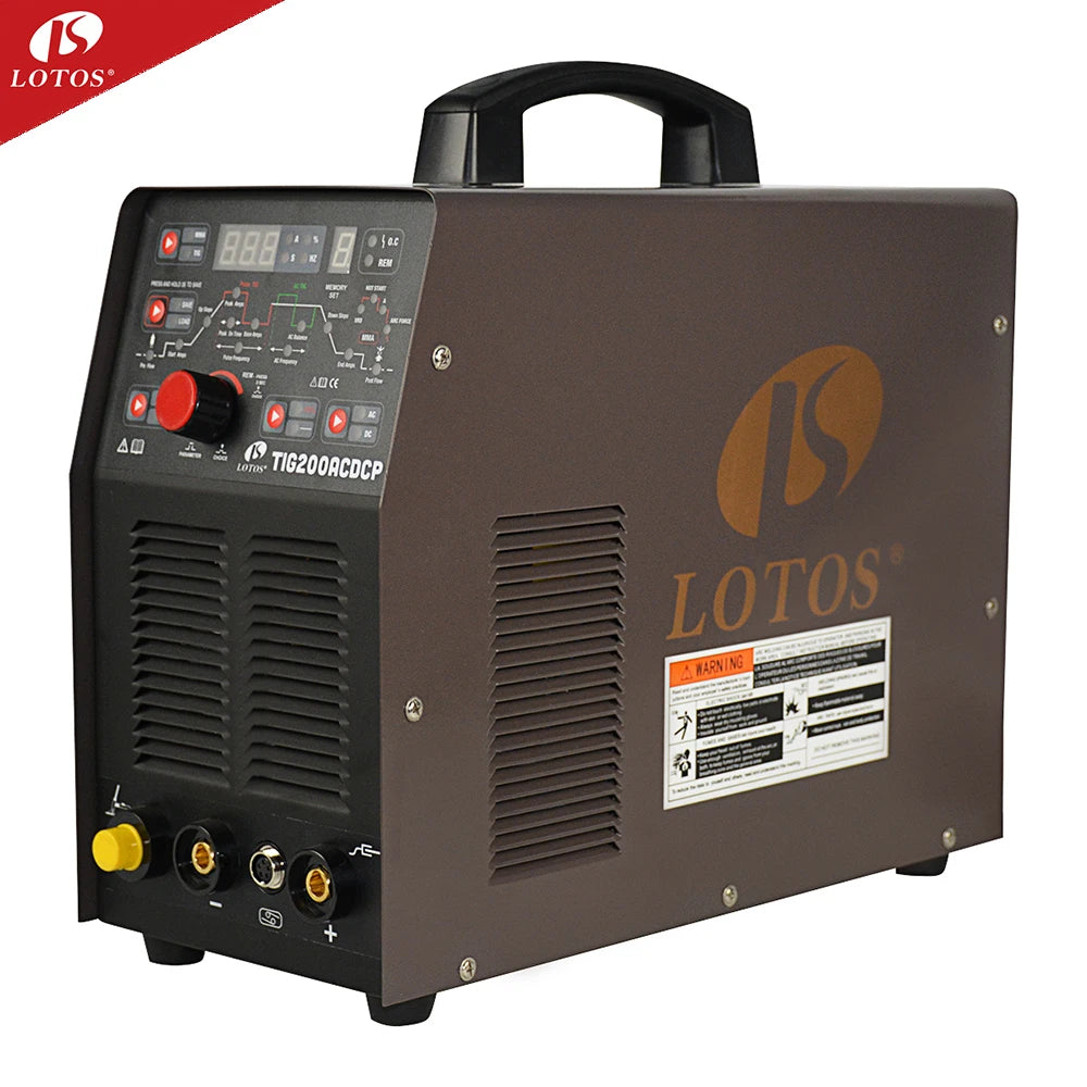 Lotos Tig Weldder 200a 110v 220v Poste a Souder Tig Aluminum Pulse Welding Machine Soldador Ac Dc Tig