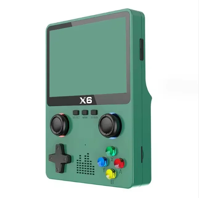 X6 Retro Video Game Console 3.5'' IPS Screen Portable Handheld Game Player 10000+ Classic Games Console Children Gifts