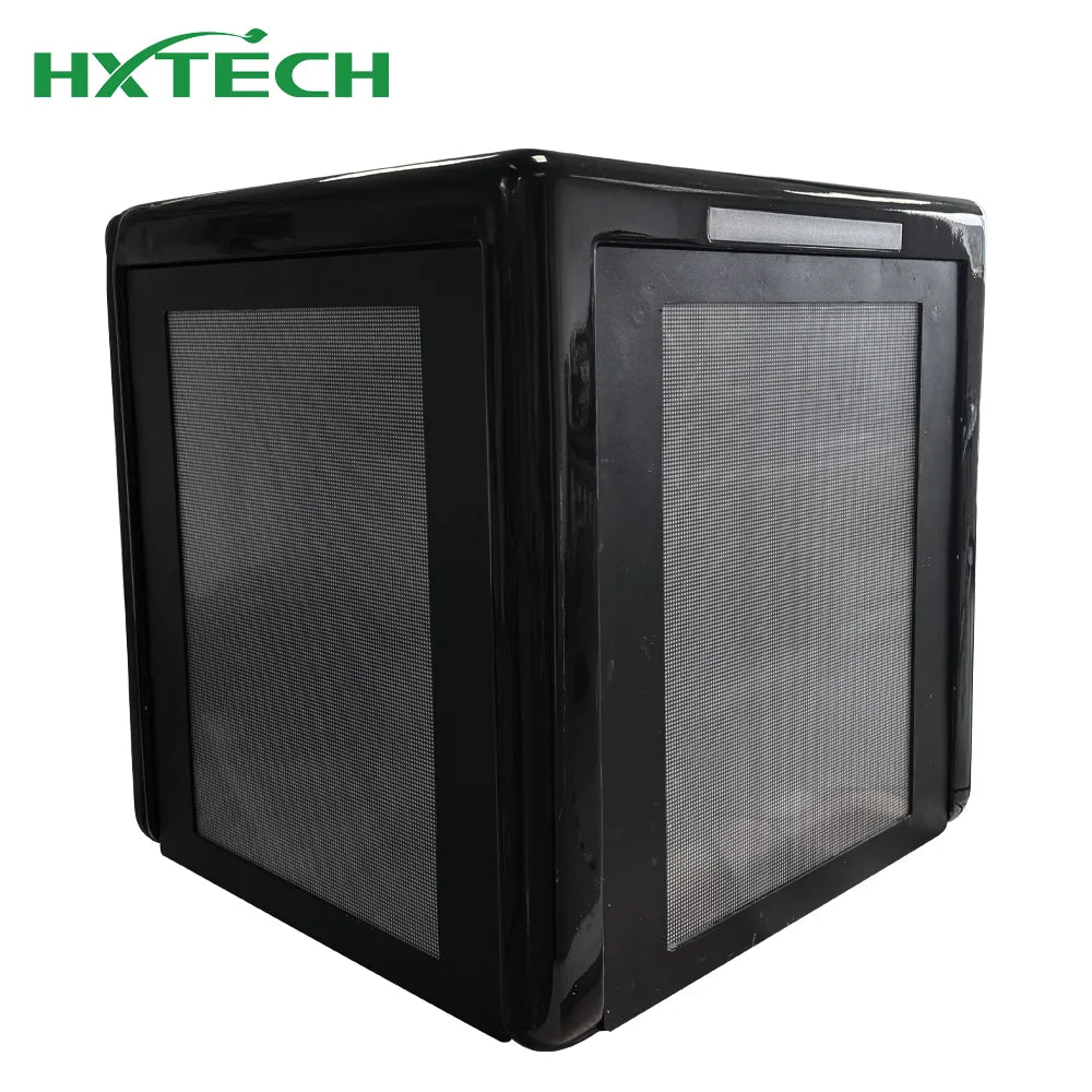 HXTECH Black 3-Side LED Delivery Box for Motorcycle Pizza Led Delivery Box with 2.5mm 4.1mm Bikes Advertising Delivery Box