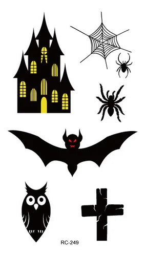 Waterproof 100 Different Cat Dog Deer Tattoo Designs for Women Men Body Art Colorful Black Fake Arm Hands Animal Tattoo Stickers