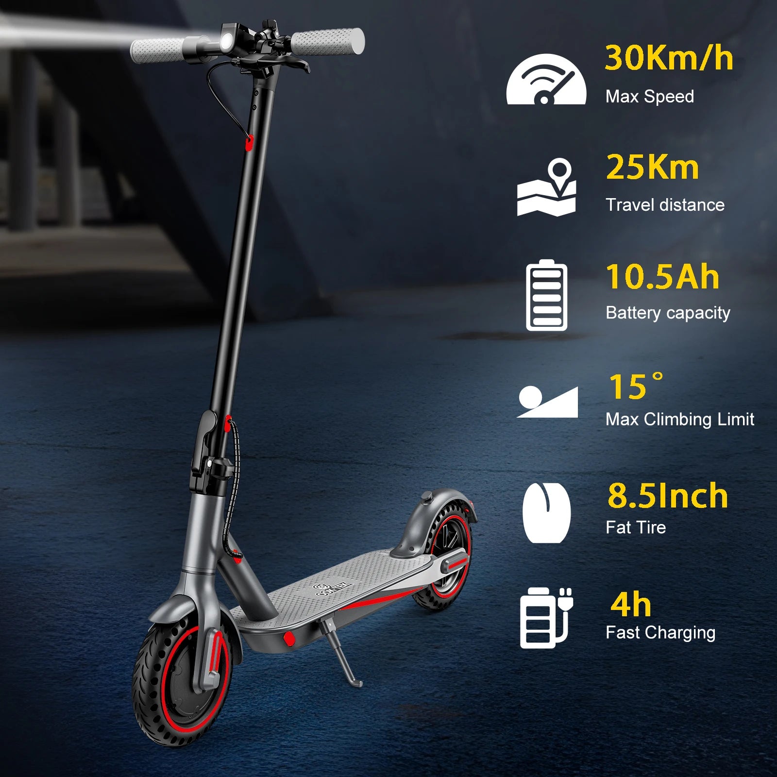 Best Selling 350w Self-balancing Electric Scooters E Scooter Moped Electrico Foot Kick Foldable Electric Mobility Scooter for Ad