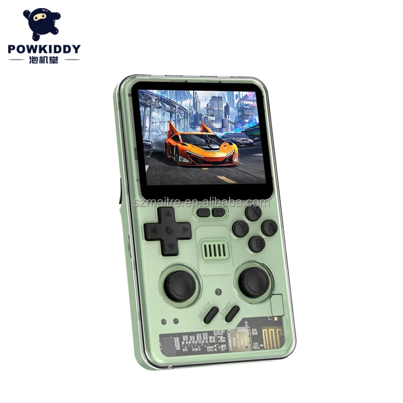 Powkiddy Rgb20pro Handheld Games Console 3.2 Inch IPS Quad Chips 5000mAh Battery Open Source System Pocket Gaming Player Box