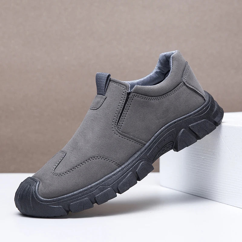 Y Black Grey Brown Men's Shoes Light Weight Breathable Casual Working Shoes for Men