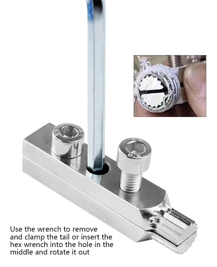 Damaged Water Pipe Faucet Angle Valve Stripped Extractor Removal Tool for Plumbing Repair