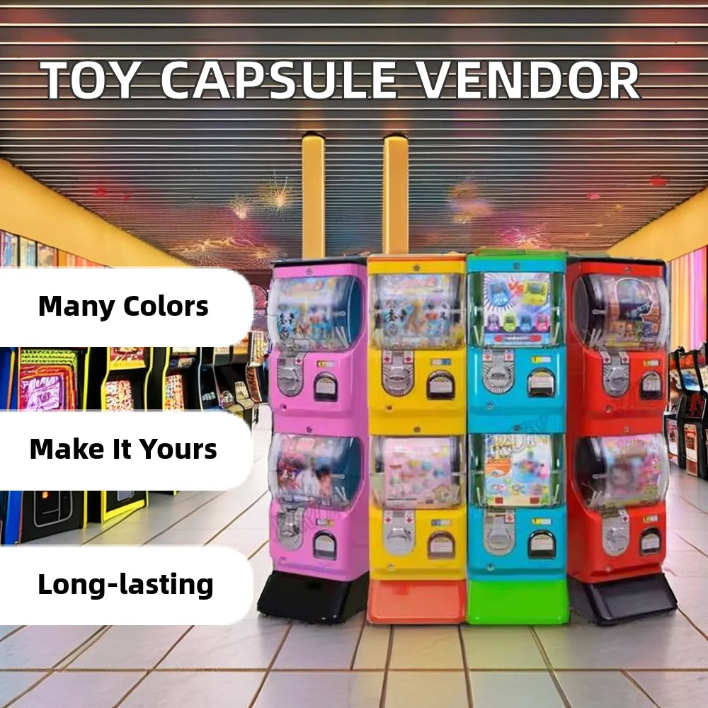 Children's  Toy Prize Machine Japanese-Licensed Capsule Vending 6 Years Shopping Mall Amusement Metal Plastic Coin