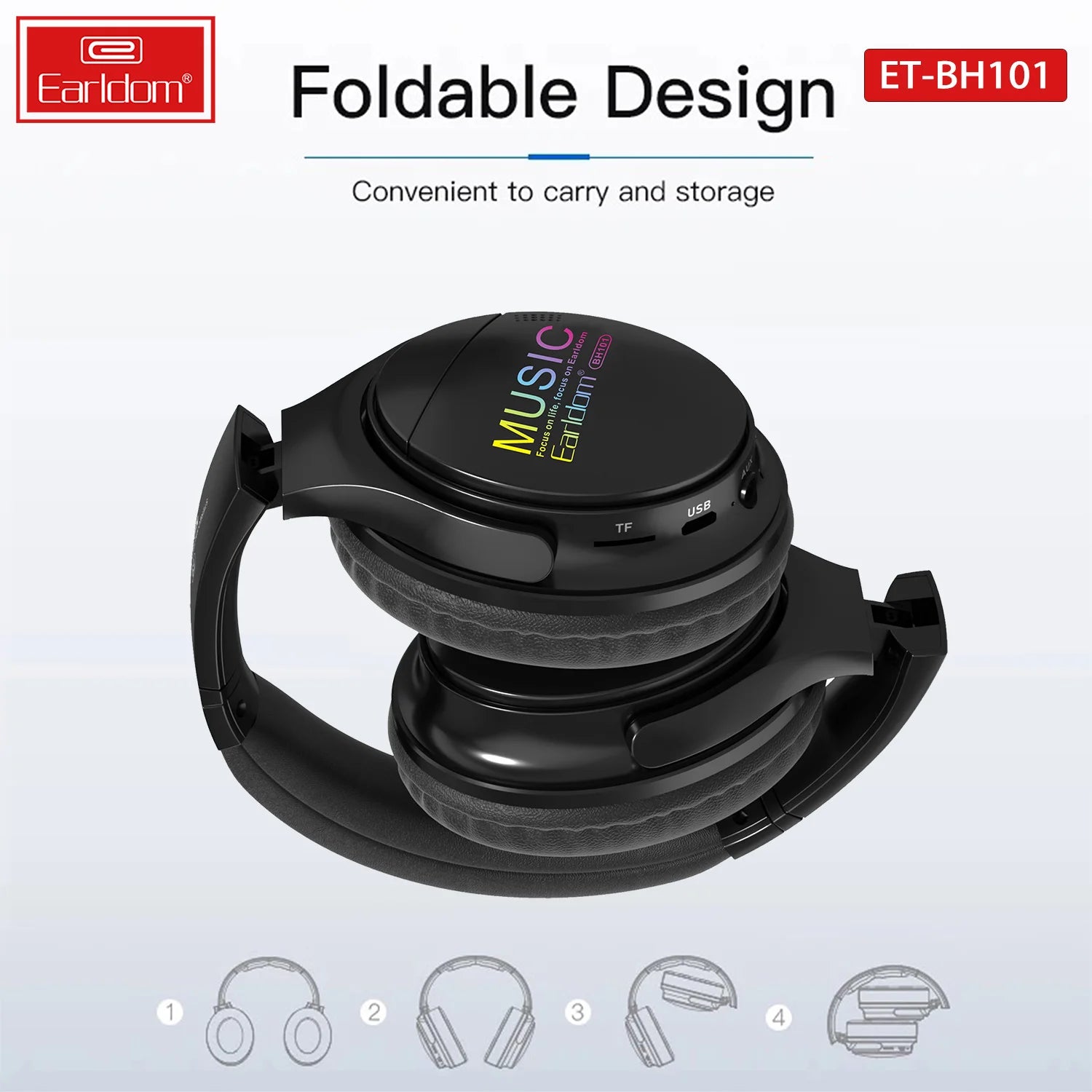 Earldom Gaming Headset Earphones Gaming Sports Headset for Beat Studio Wireless Waterproof Ear Hooks