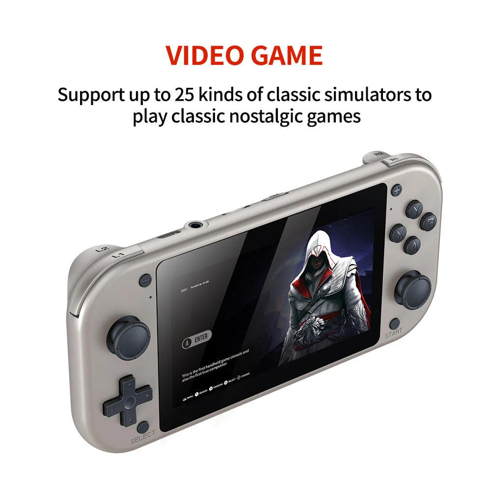 M17 4.3 Inch HD Large Screen Handheld Game Console Arcade Portable Retro Video Game Console Built-in Classic Games Console