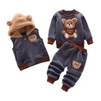Baby Girl Boy Warm Outerwear 2023 Winter New Children Down Jacket Big Fur Collar Coat Kids Clothes Solid Thicken Girl Boy Jacket