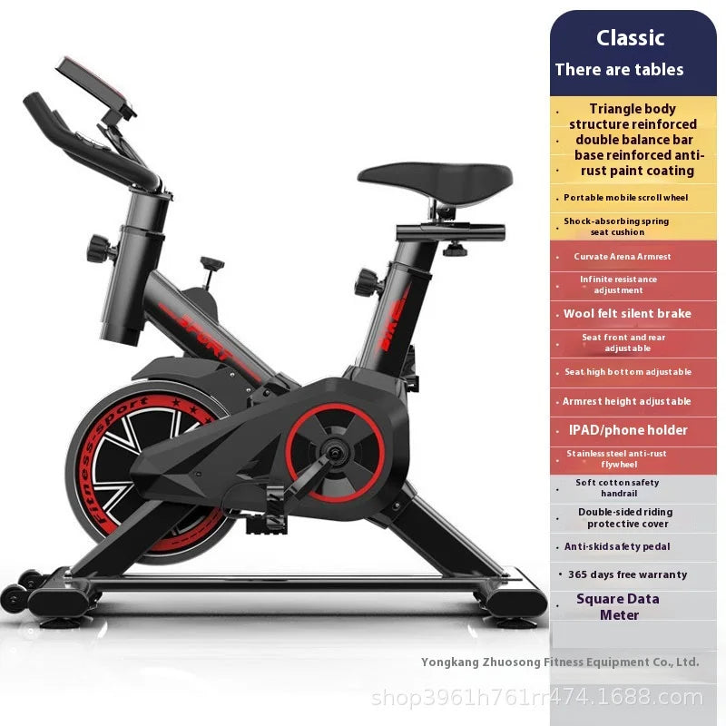Silent Indoor Sports Steel and Metal Frame Spinning Bike Home Fitness Equipment for Exercise Air Bike Exercise Bikes