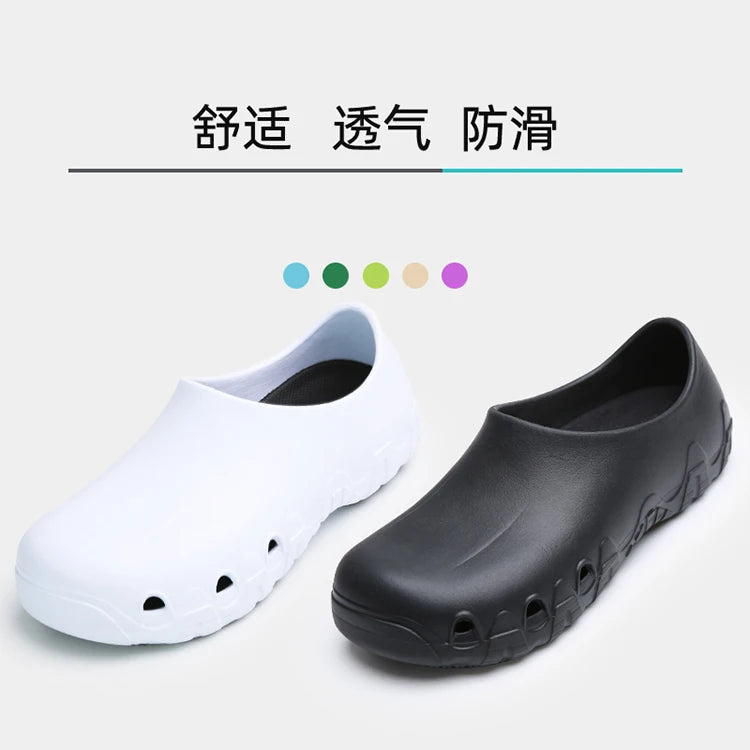 Greatshoes Adult Unisex Clogs,Anti Slip Chef Shoes,Unisex Adult Classic Clogs,Shoes for the Kitchen,Medical Working Shoes