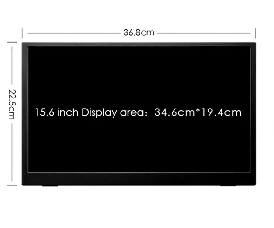 Super Thin 1920X1080 Multi-touch Touch Screen 15.6 Inch Portable Gaming Monitor with X-BOX/PS4 Laptop
