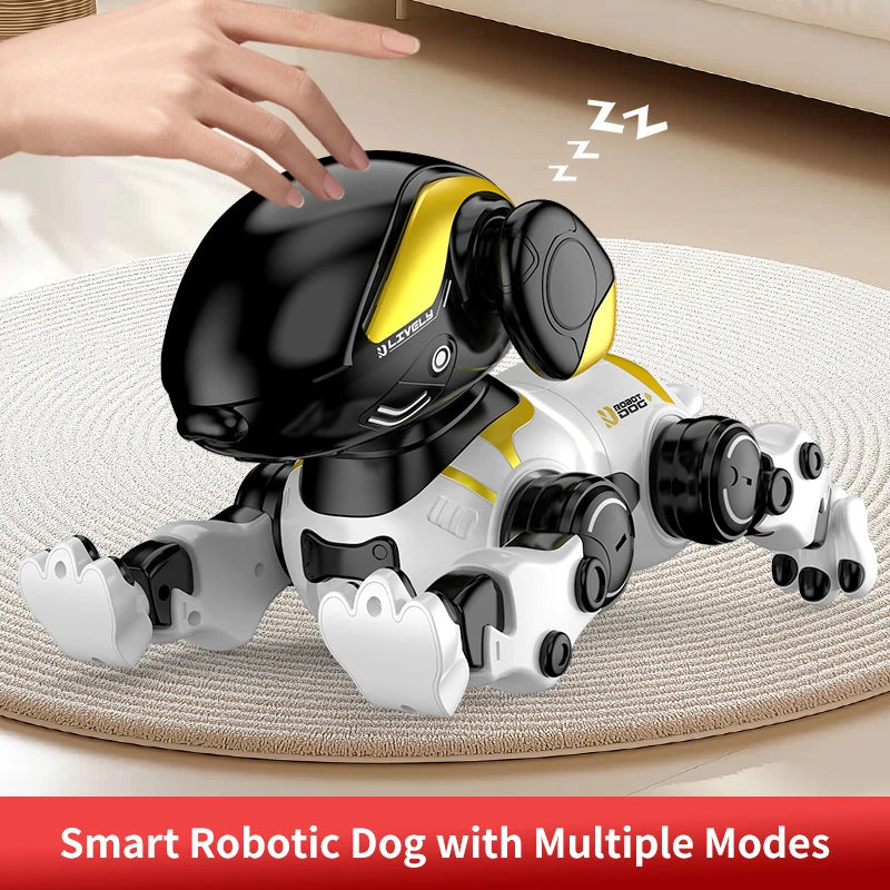 Charging Intelligent Remote Control Toy Multi-function Robot Rc Walking Dog 2.4GHz 360 Rotating Changeable Robot Dog RC Car Toys