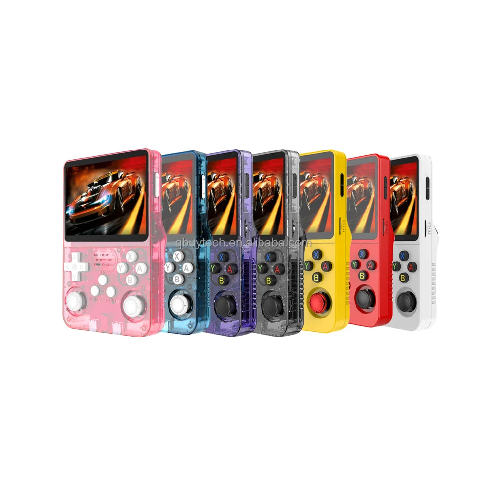 R36S Portable Handheld Game Players 3.5 Inch IPS HD Screen 3000mAh Linux System Retro Video Games Console