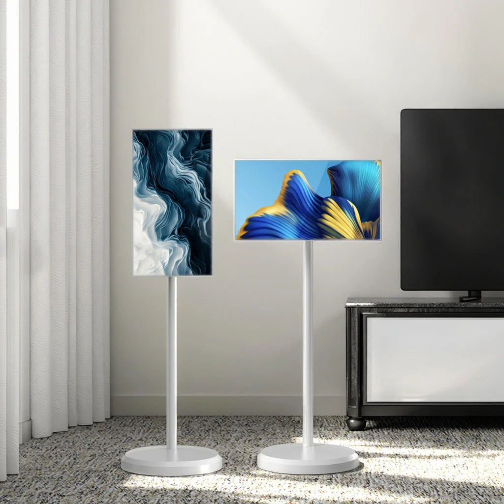 Portable 22 Inch HD Smart TV with LED Backlight and WiFi for Travel and Outdoor Entertainment 21.5 Inch HDTV Screen