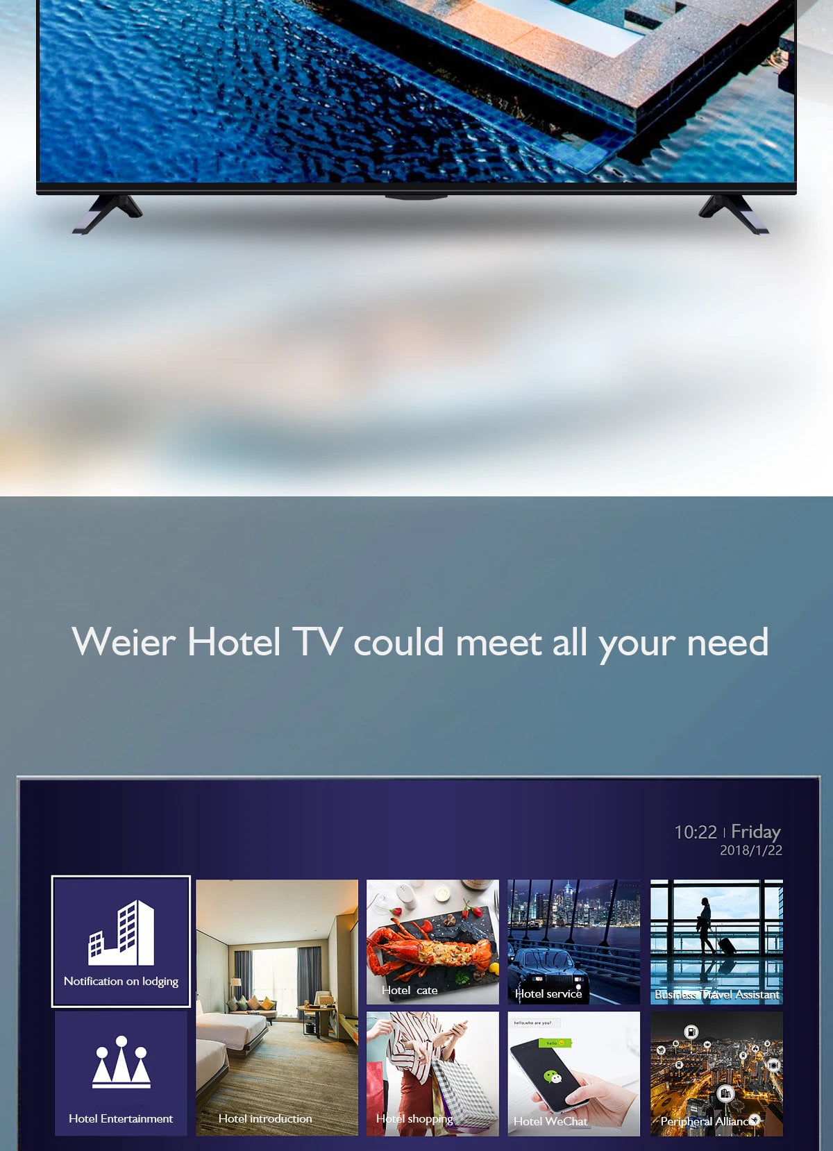 OEM Customizable 85-Inch Android Smart LED TV 4K HDTV with 32''-75'' Normal TV Motherboard 40 43 50 55 60 65 4K Television