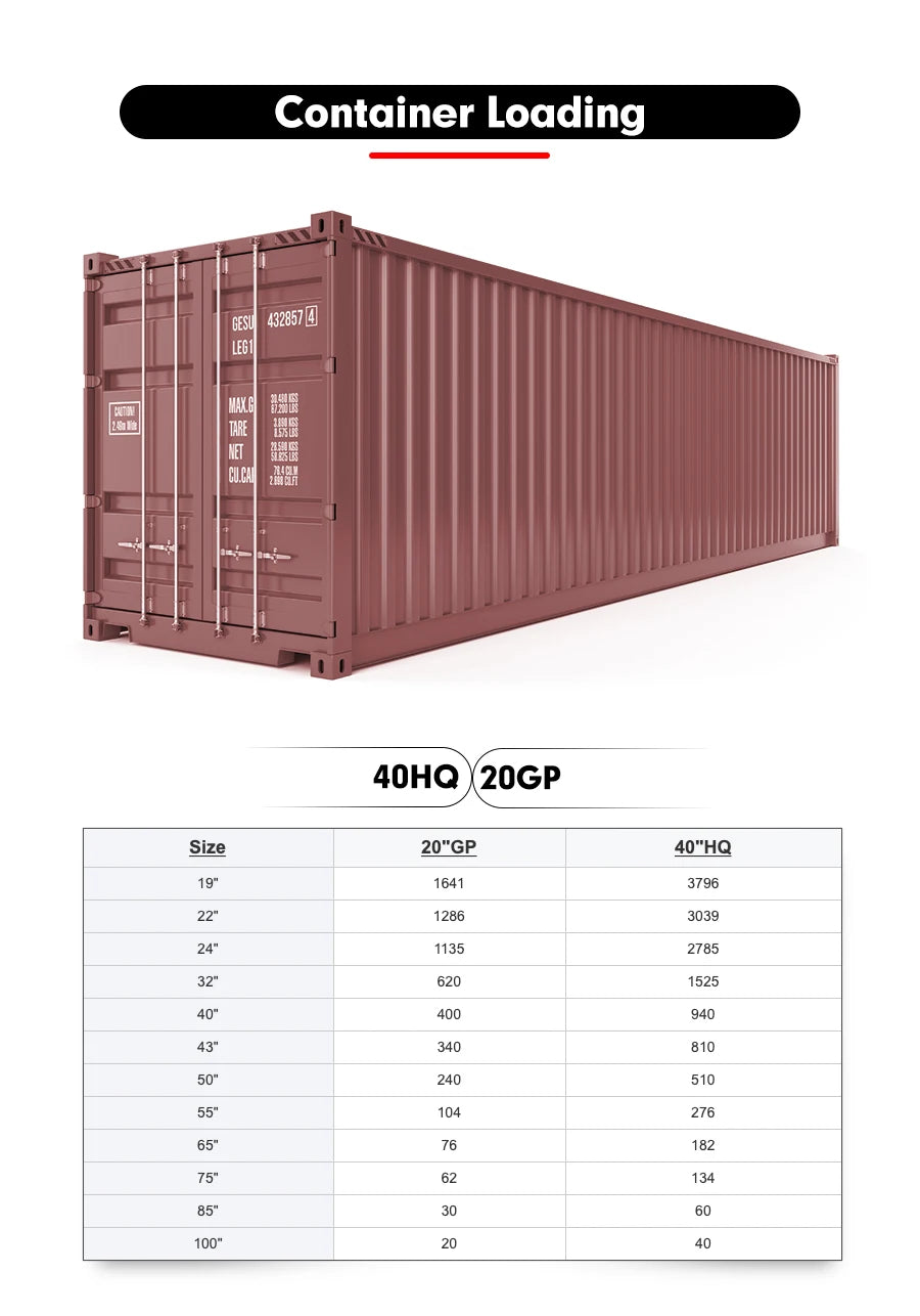 OEM Customizable 85-Inch Android Smart LED TV 4K HDTV with 32''-75'' Normal TV Motherboard 40 43 50 55 60 65 4K Television