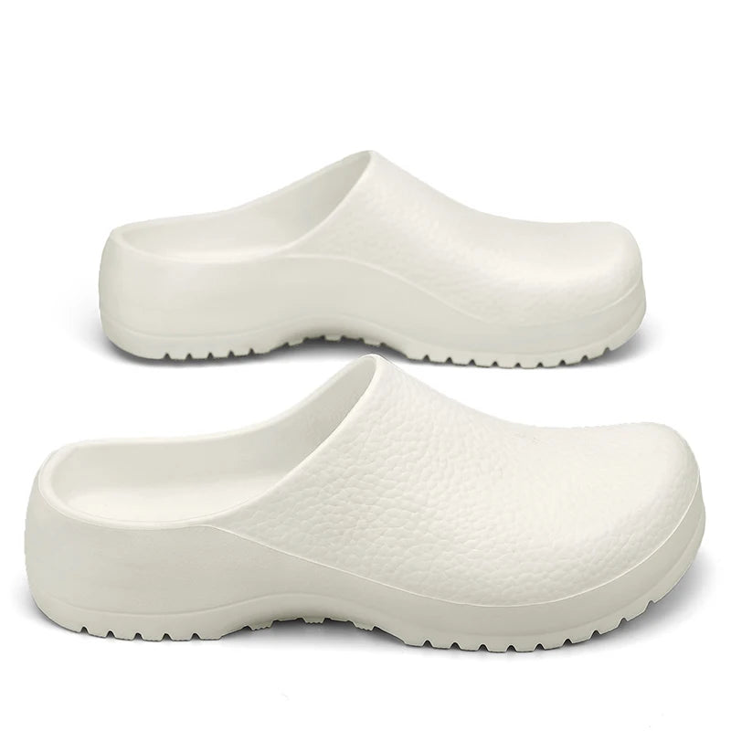 New Styles Wholesale Nude Black Working Shoes for Men Chef Waterproof Clogs Factory in China Low Price Customize Eva Lightweight