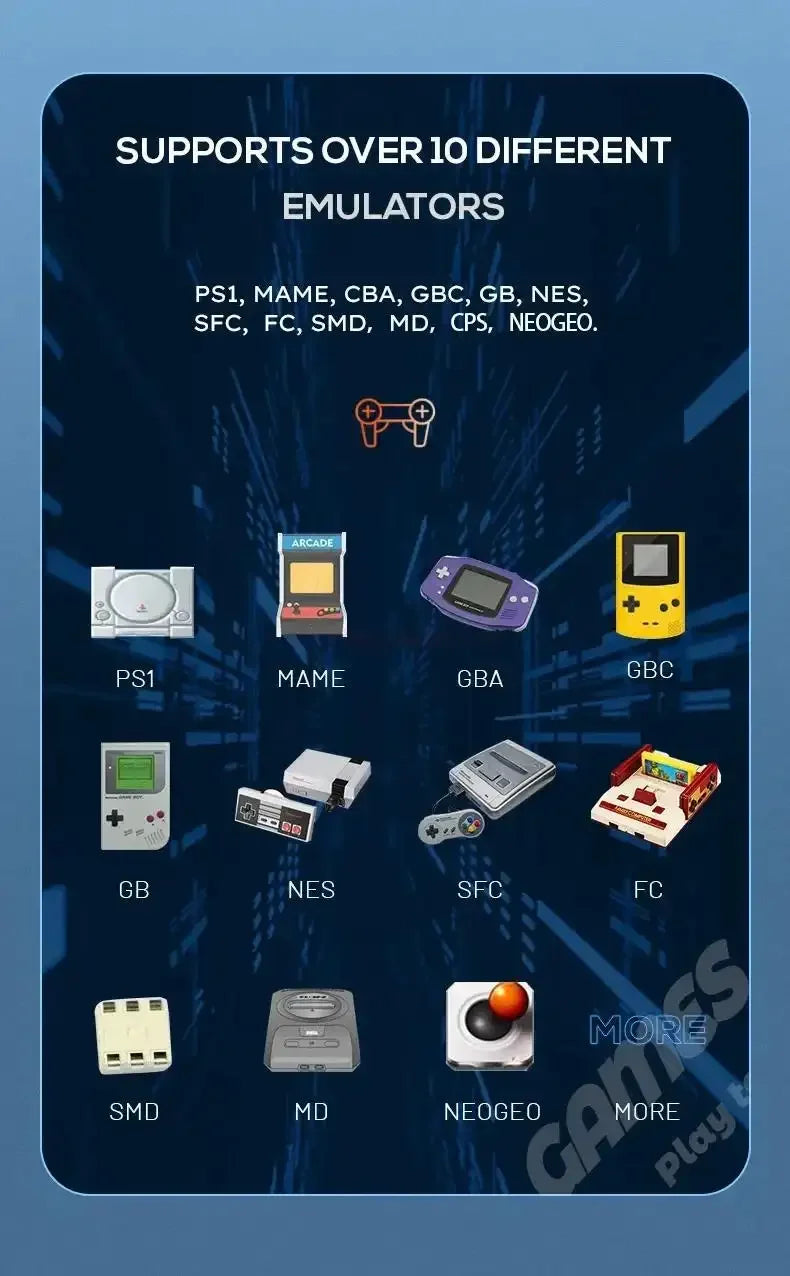 Good Quality Portable Project X Handheld Game Console Dual Joystick IPS Screen Retro Video Games Console Player