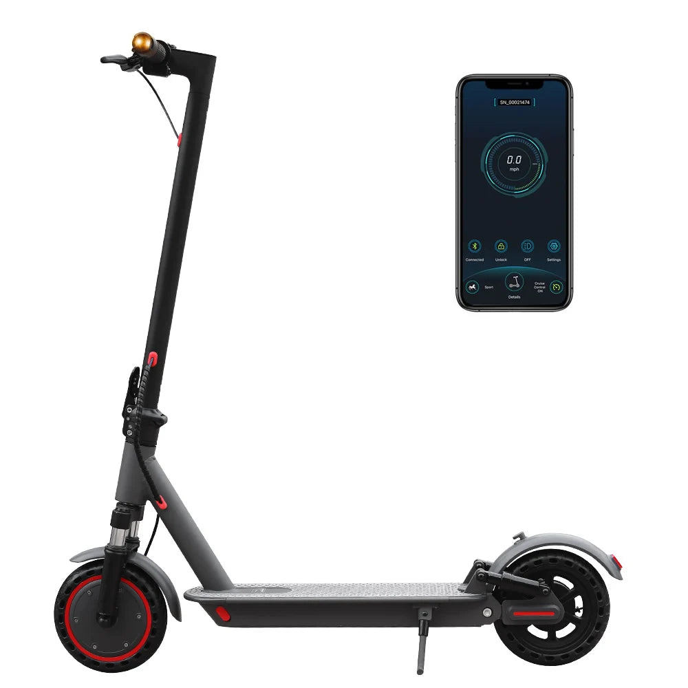EU UK 350W Foldable Electric Kick Scooter 8.5 Inch Aluminum Alloy Tire 10.5Ah Battery Brushless Motor Max Load Electric Scooter