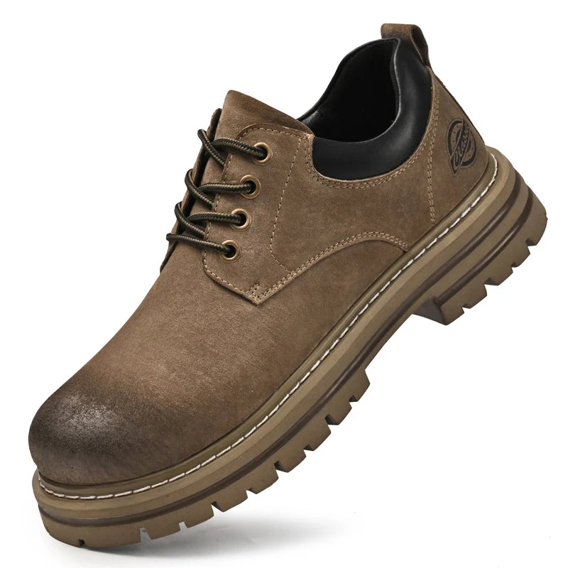 Factory Supply Accept OEM Service Pure Genuine Leather Oxford British Style Business Office Men Leather Dress Working Shoes