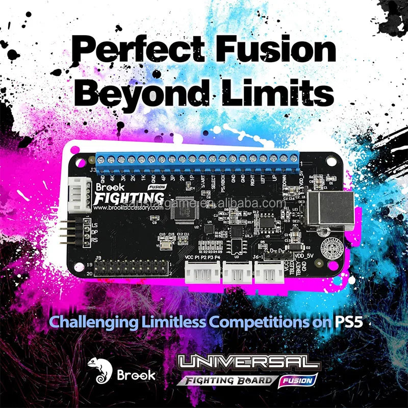 Ultimate Component for PS5 Fighting Games Xbox Series X/S/Switch/PS4/PS3/Xbox Brook Universal Fighting Board Brook Fight Board