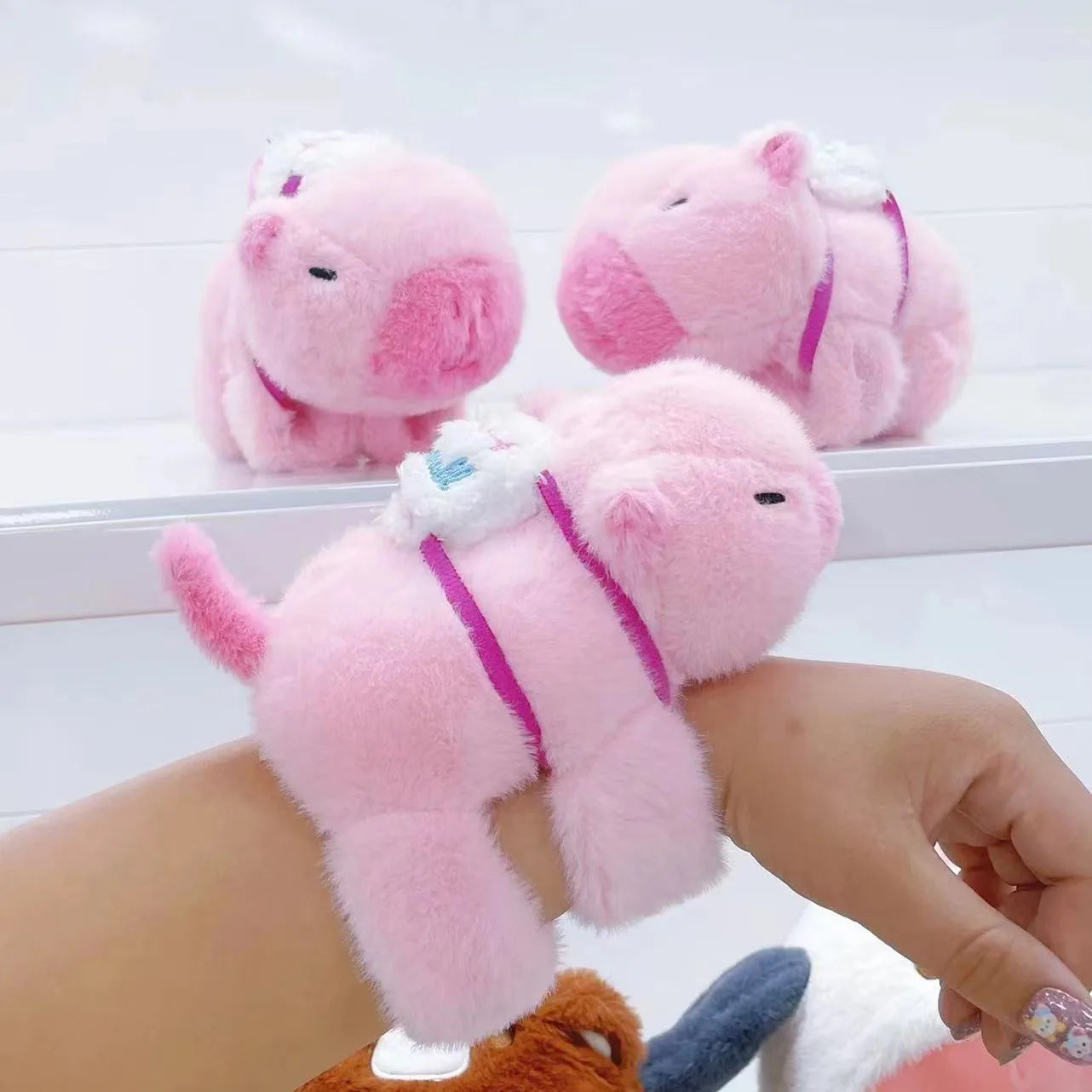 Kapibala 8-Inch Single Cross-Border Doll Foreign Bear Capybara Plush Toy for Party Wholesale Availability