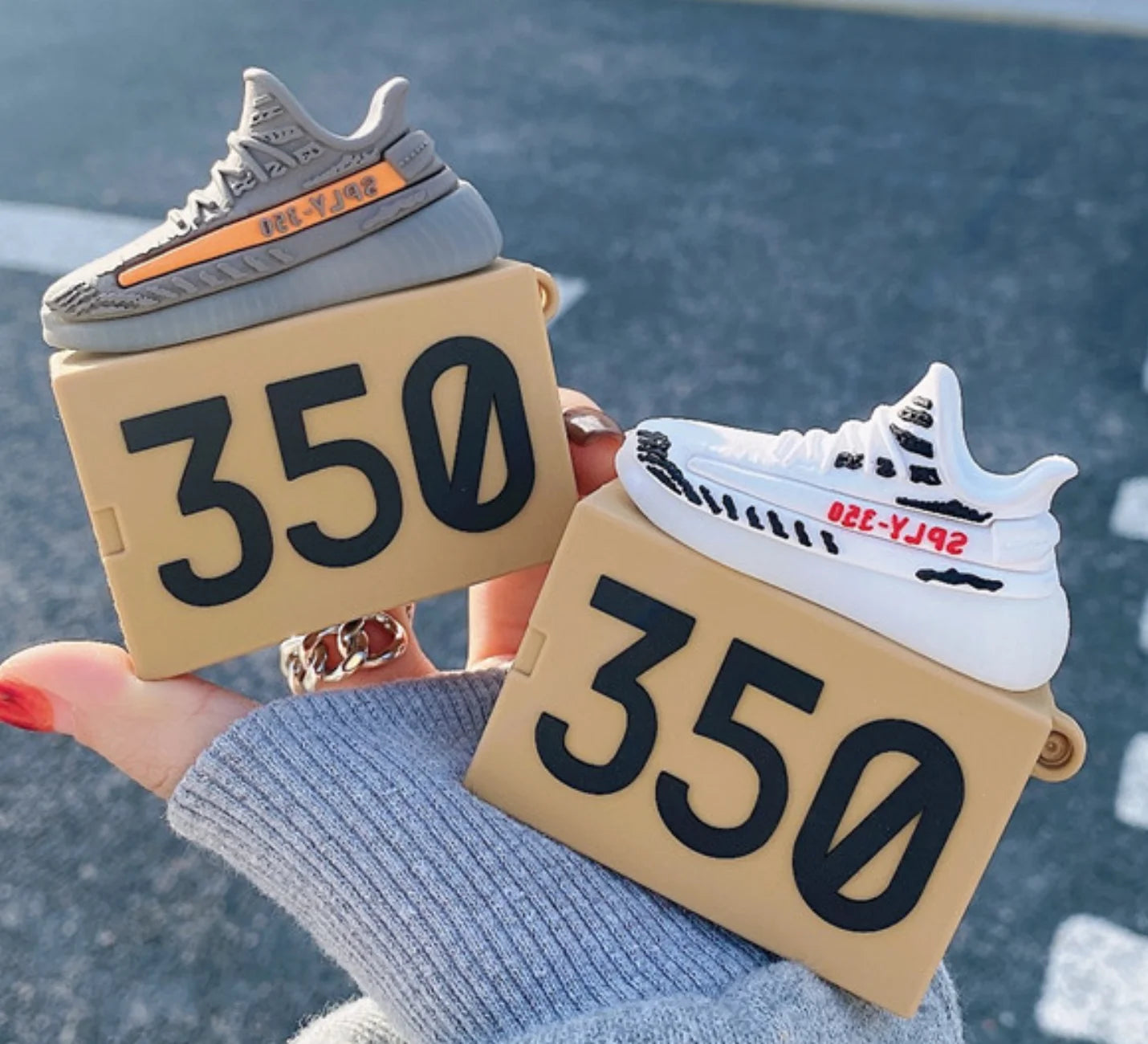 Luxury Silicone 3D Shoe Sneaker Box Design for airpods case  for AirPods Pro 1/2