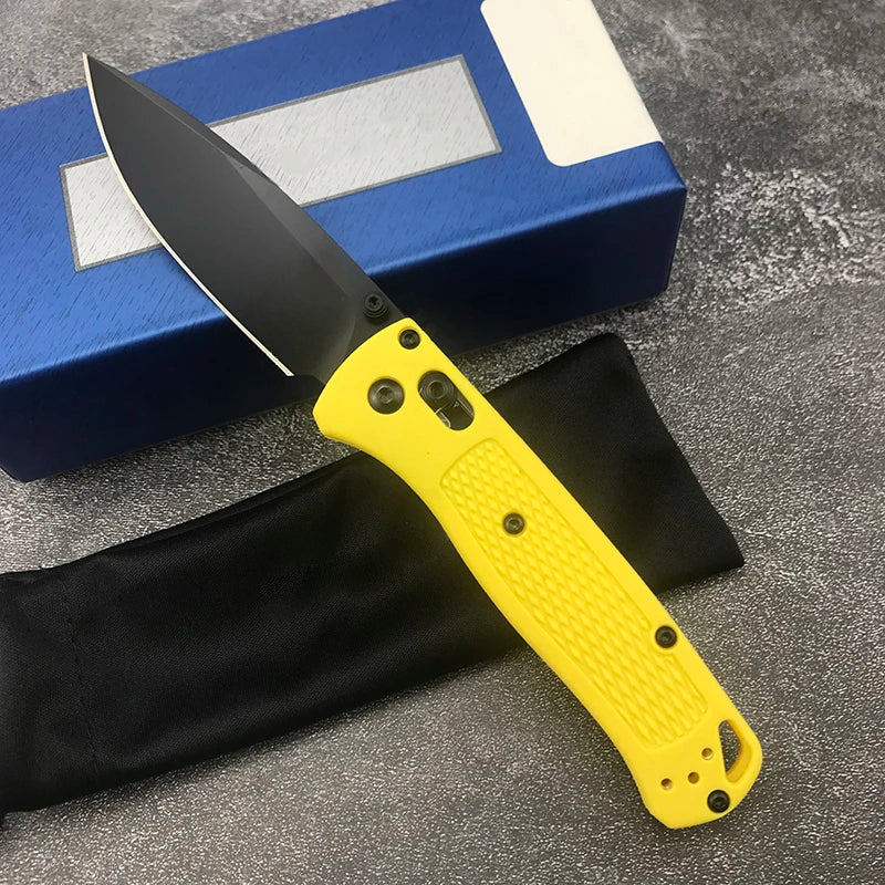 BM 533/535 Folding Knife S90V Blade Nylon Glass Fibre Handles Sharp Field Hunting Knife Survival Tactical Tool with Pocket Clip