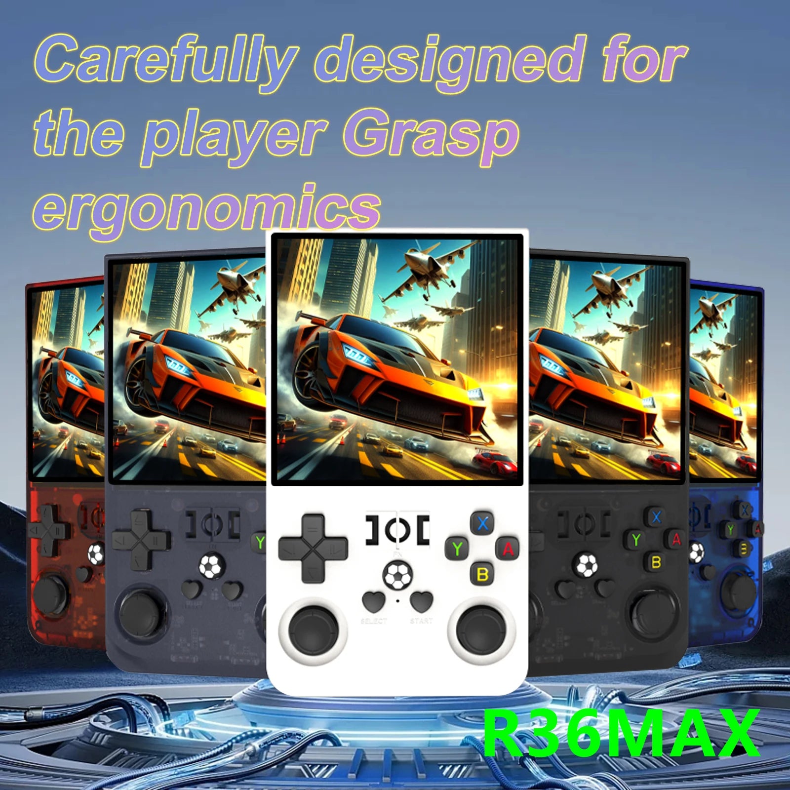 2025 Hot Selling R36 MAX Handheld Retro Games Console 4 Inch Portable Gaming Entertainment Device Children's Gifts