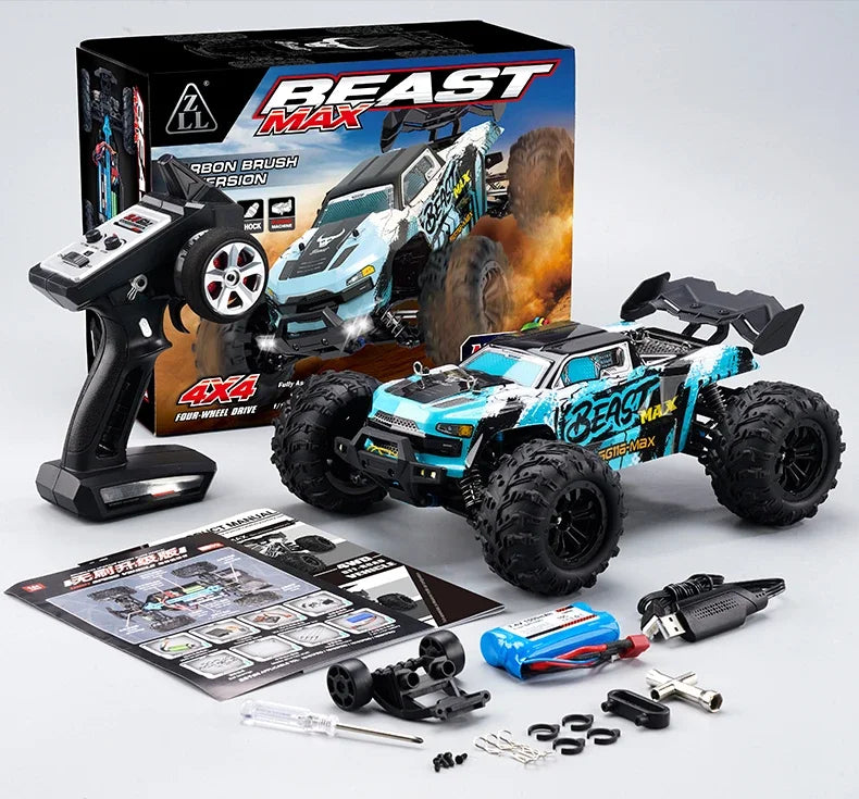 ZLL SG116 PRO Factory 1:16 Brushed RC Car 4WD High Speed Racing Vehicle Kids 35 Mins Racing Time Expert Remote Control Car Toy