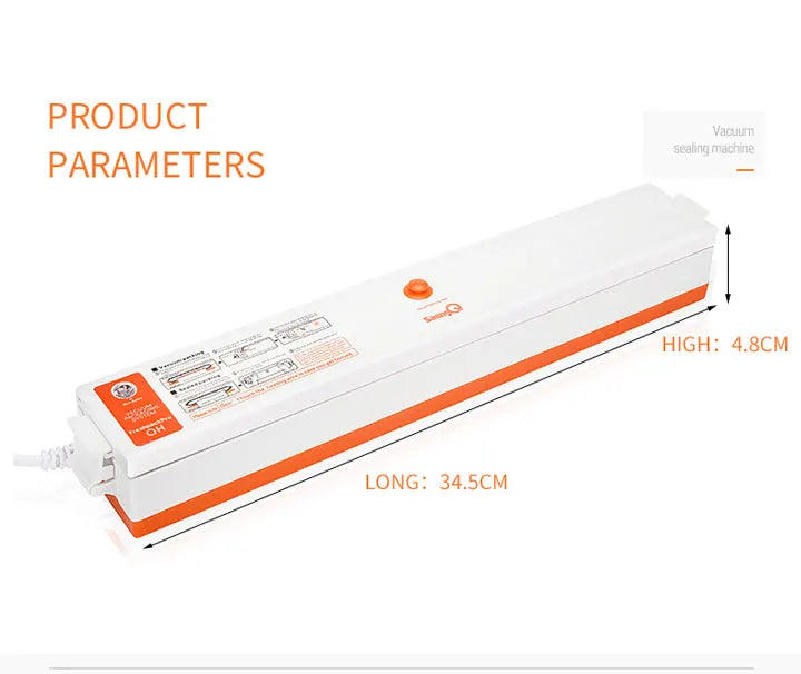 SaengQ Vacuum Sealer Packaging Machine Including 15pcs For Home Kitchen  Food Saver Bags Commercial Vacuum Food Sealing