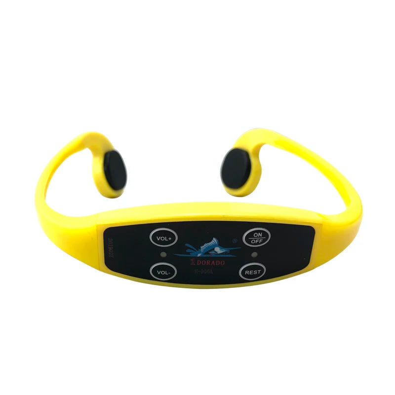 H906A Underwater Wireless Open Water Coaching 1000 Meters Distance Suffering Sailing Swimming Bone Conduction Receiver Headset