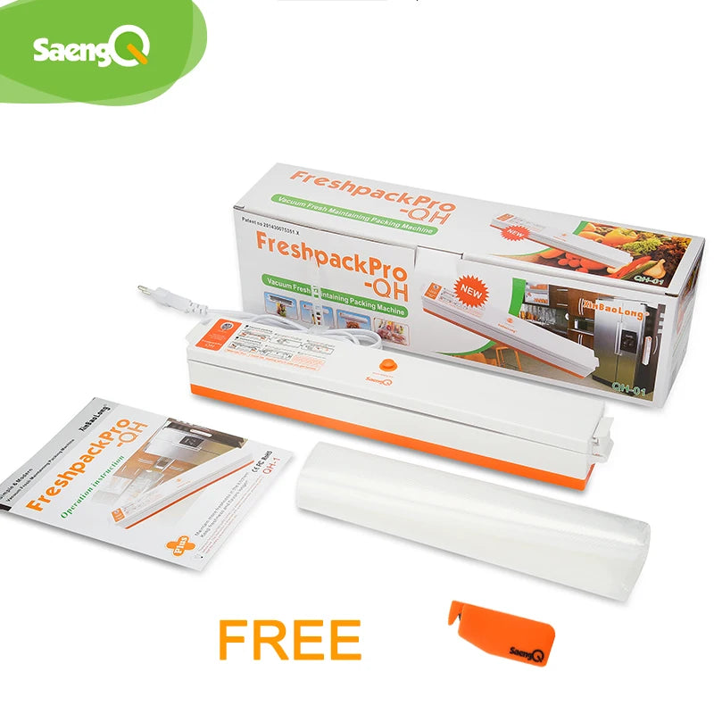 SaengQ Vacuum Sealer Packaging Machine Including 15pcs For Home Kitchen  Food Saver Bags Commercial Vacuum Food Sealing