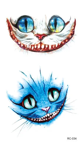 Waterproof 100 Different Cat Dog Deer Tattoo Designs for Women Men Body Art Colorful Black Fake Arm Hands Animal Tattoo Stickers