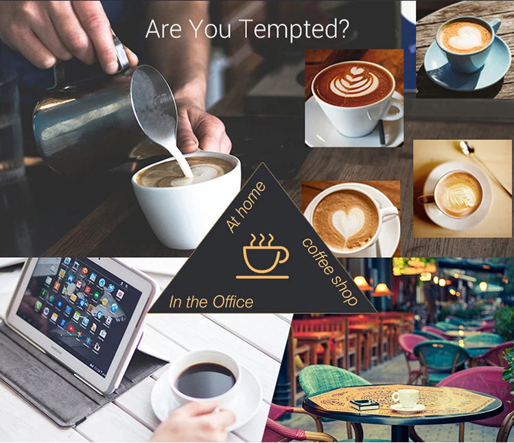 220V Electric Milk Frother for Coffee Milk Foamer Cold and Hot Milking Machine Fancy Coffee Foamer Kitchen Food Mixer EU plug