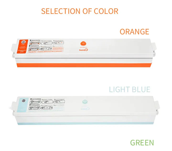 SaengQ Vacuum Sealer Packaging Machine Including 15pcs For Home Kitchen  Food Saver Bags Commercial Vacuum Food Sealing