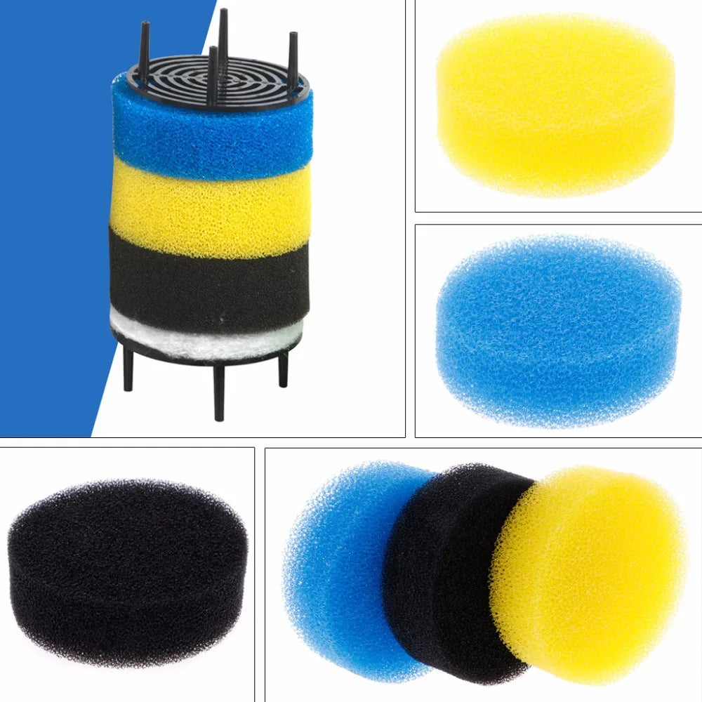 3Pcs SUNSUN HW-602 HW-602B Replacement Filter Sponges for External Aquarium Fish Tank Filter Bucket Pre-Filter Sponge 603 603B