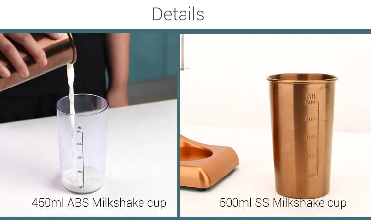 220V Electric Milk Frother for Coffee Milk Foamer Cold and Hot Milking Machine Fancy Coffee Foamer Kitchen Food Mixer EU plug