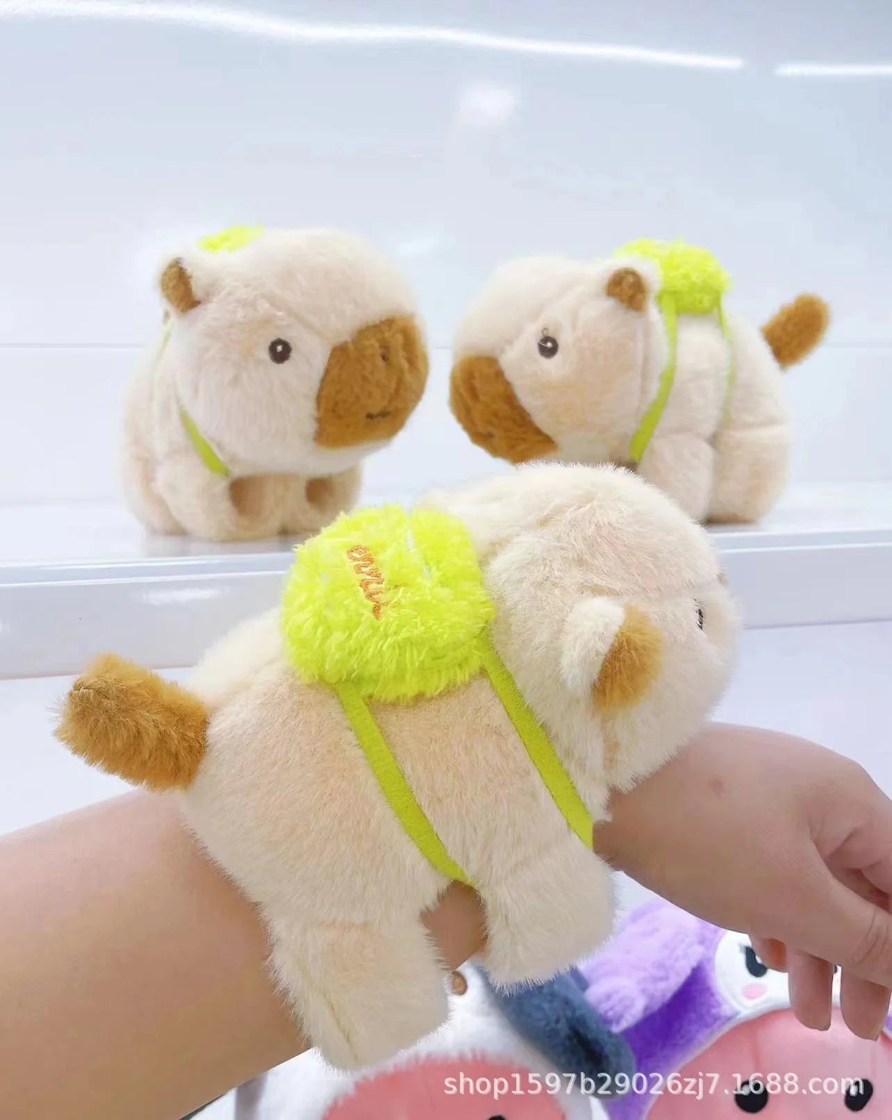 Kapibala 8-Inch Single Cross-Border Doll Foreign Bear Capybara Plush Toy for Party Wholesale Availability