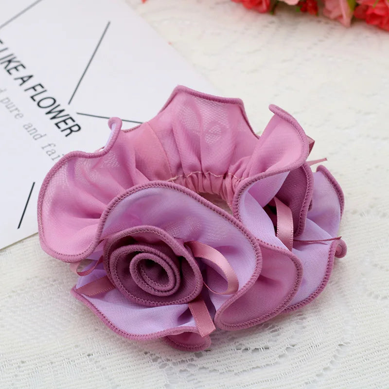 Élastique pour cheveux Fleur