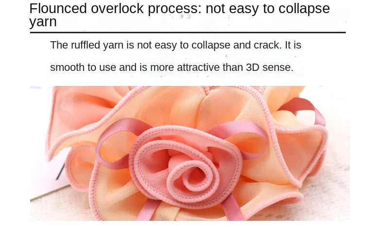 Élastique pour cheveux Fleur