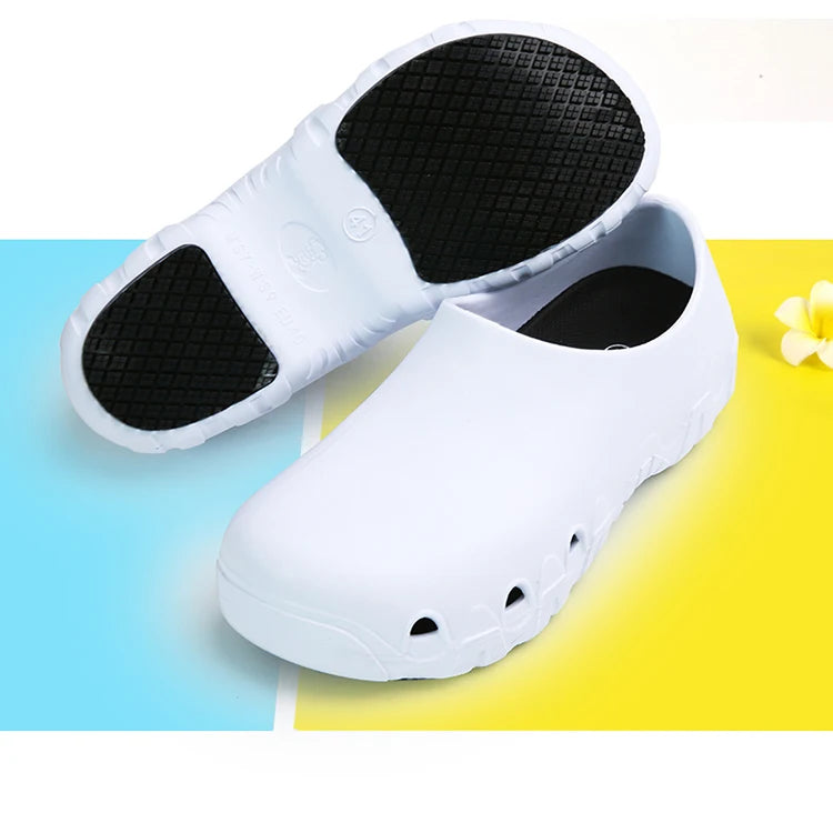 Greatshoes Adult Unisex Clogs,Anti Slip Chef Shoes,Unisex Adult Classic Clogs,Shoes for the Kitchen,Medical Working Shoes